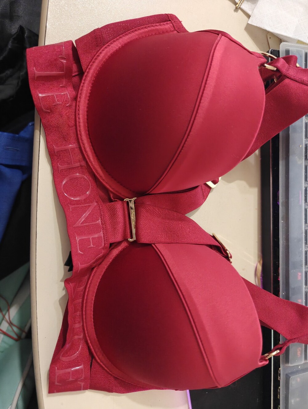 Honey Birdette Red Elvis Bra 32DD
